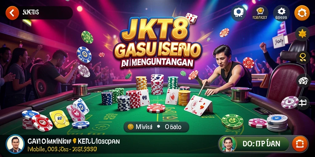 Tampilan gameplay JKT8 yang memukau dan menarik.