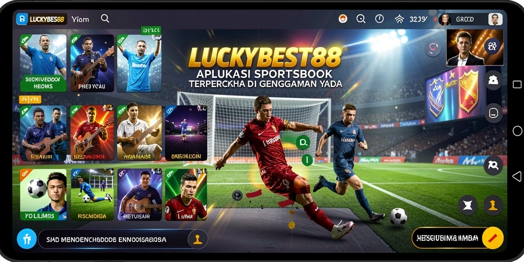 Tampilan gameplay menarik dari LUCKYBEST88 untuk taruhan olahraga.