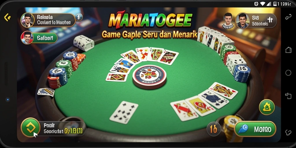 Tampilan gameplay MARIATOGEL yang menarik dan interaktif.