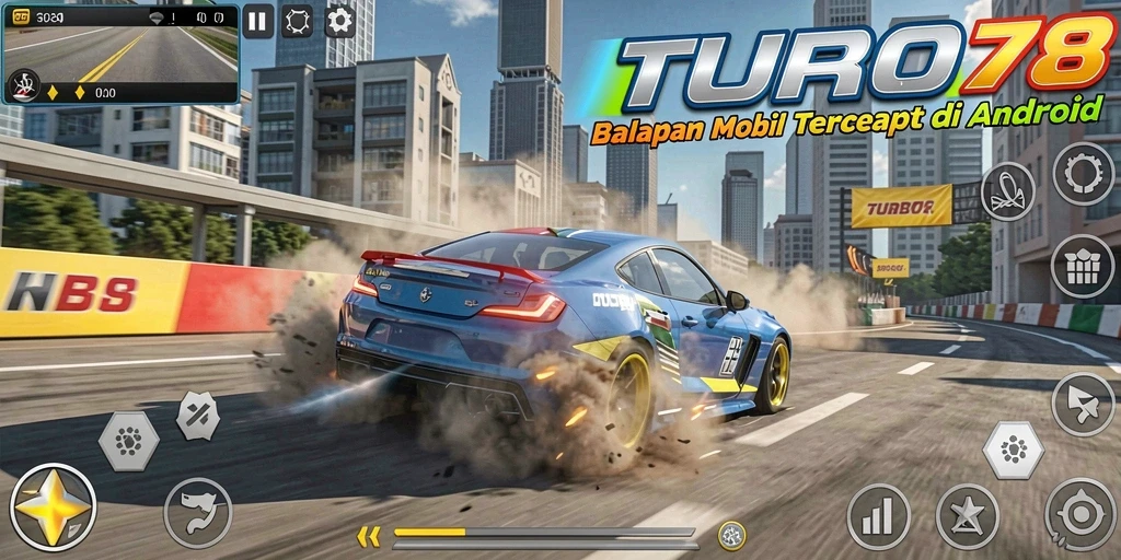 Gameplay seru dengan mobil balap yang berkualitas tinggi.