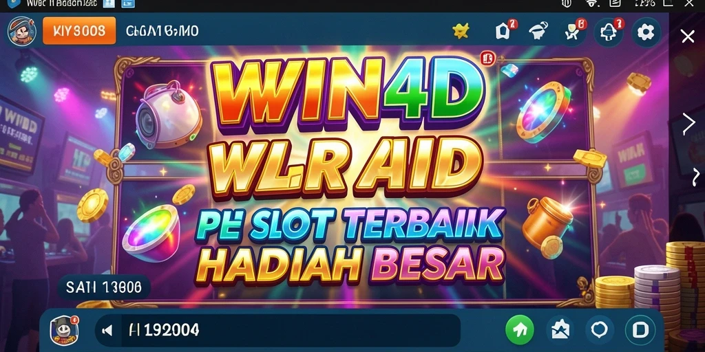 Tampilan gameplay WIN4D yang menarik dan penuh warna.